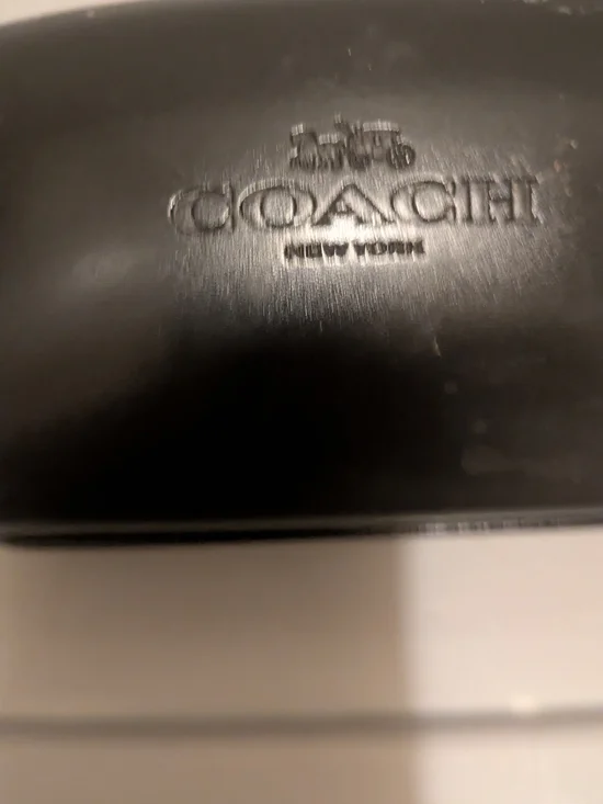 Coach Black Frame Sunglasses with Brown Gradient Lenses - Picture 8 of 8